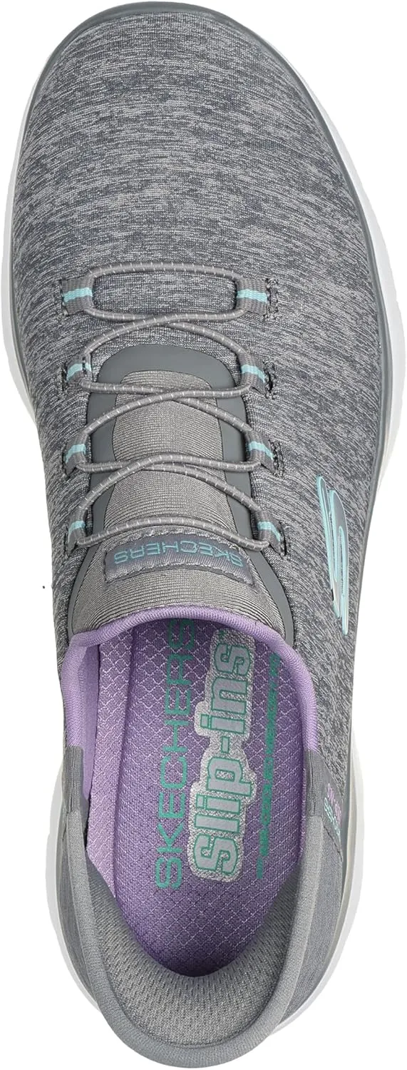 Skechers Women's Summits Hands-Free Slip-Ins – Memory Foam Insole, Heel Pillow, Vegan Materials Sneakers