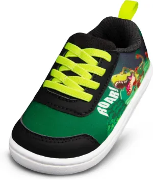 SKYWHEEL Toddler Girls Boys Tennis Shoes Wide Toe Box Barefoot Cartoon Walking Running Sneakers Breathable Slip On Lightweight Shoes for Little Kids