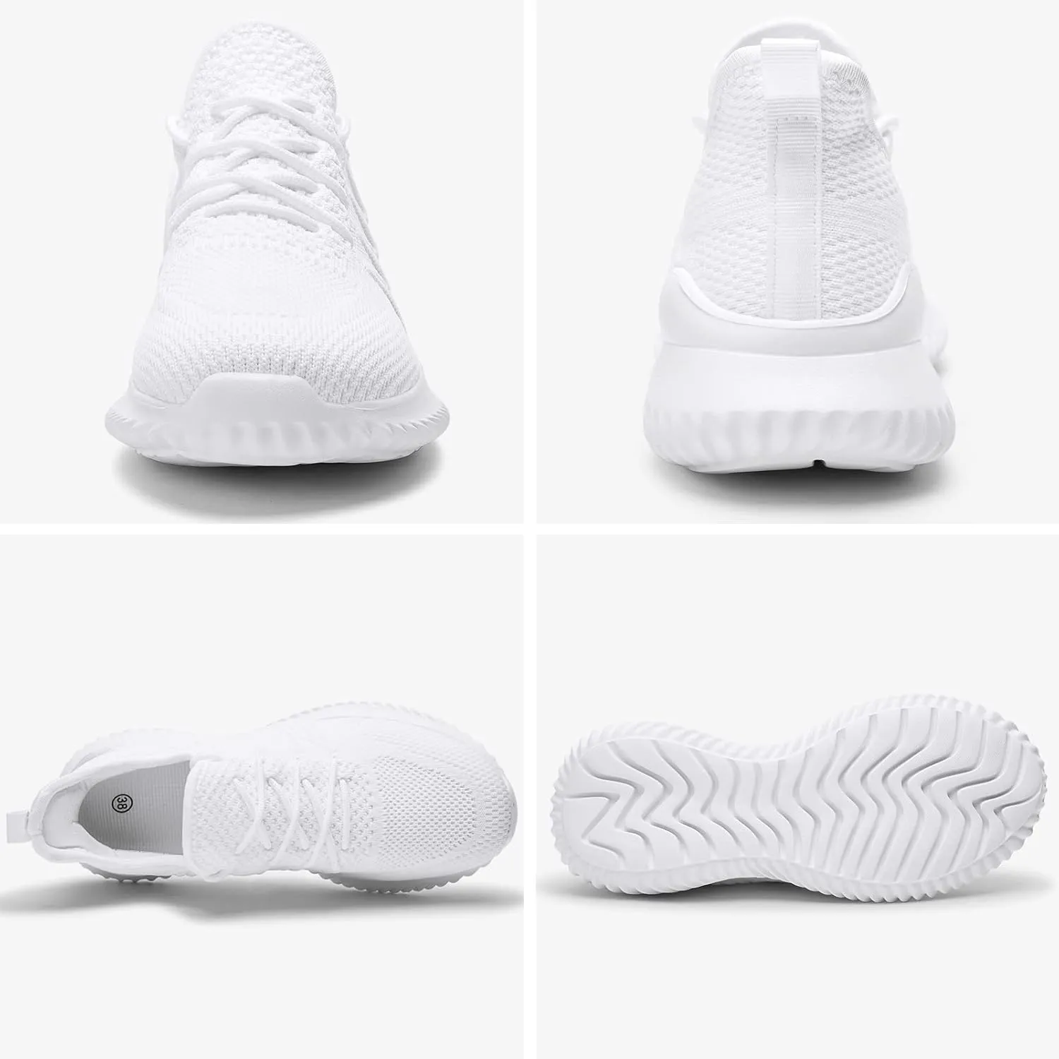 Slow Man Womens Walking Tennis Shoes Fashion Slip on Comfortable Lightweight Memory Foam Athletic Casual Sneakers for Running Gym Workout Nurse