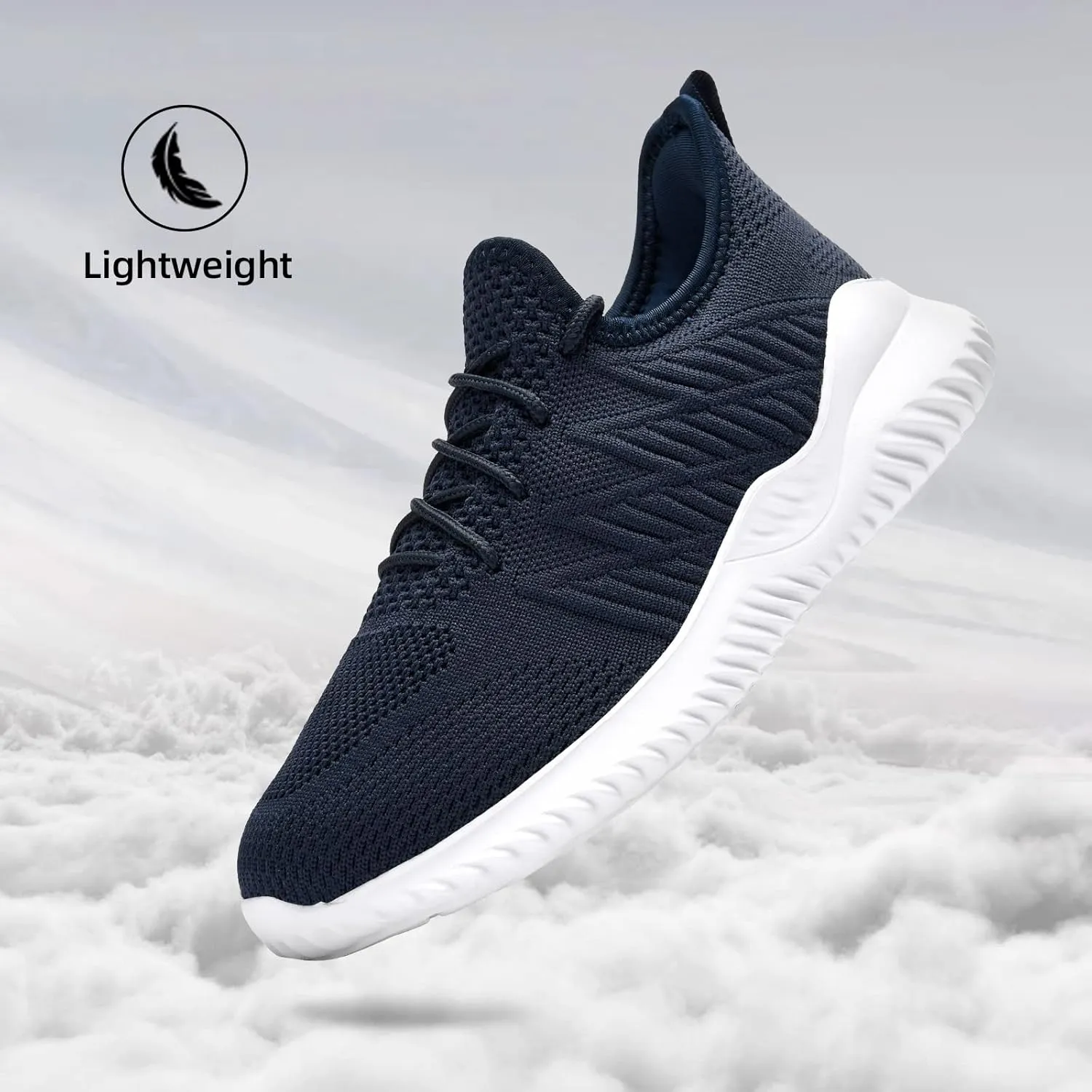 Slow Man Womens Walking Tennis Shoes Fashion Slip on Comfortable Lightweight Memory Foam Athletic Casual Sneakers for Running Gym Workout Nurse
