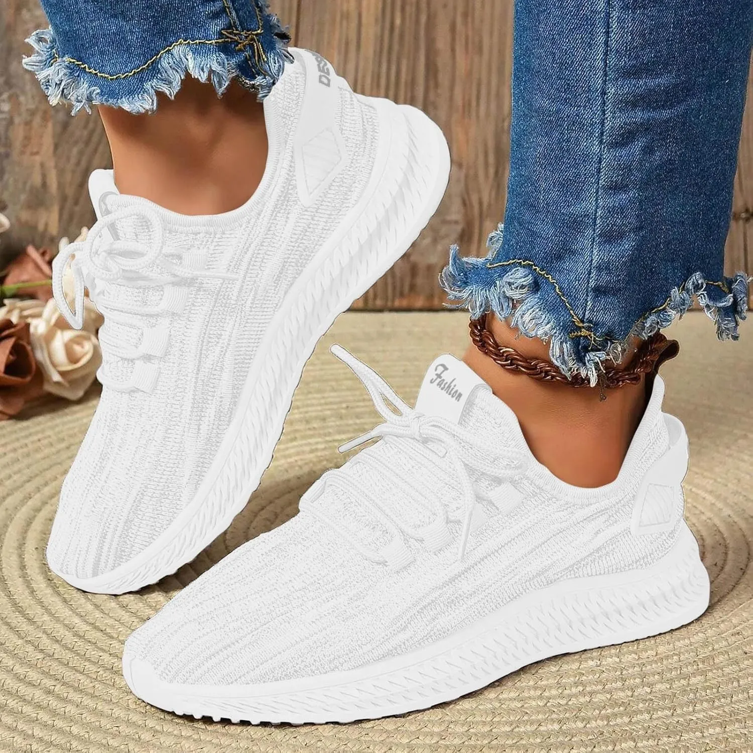 Sneakers Women High Tops Women's Workout Sport Work Casual Tennis Shoes Cute Shoes for Teen Girls Womans Shoes