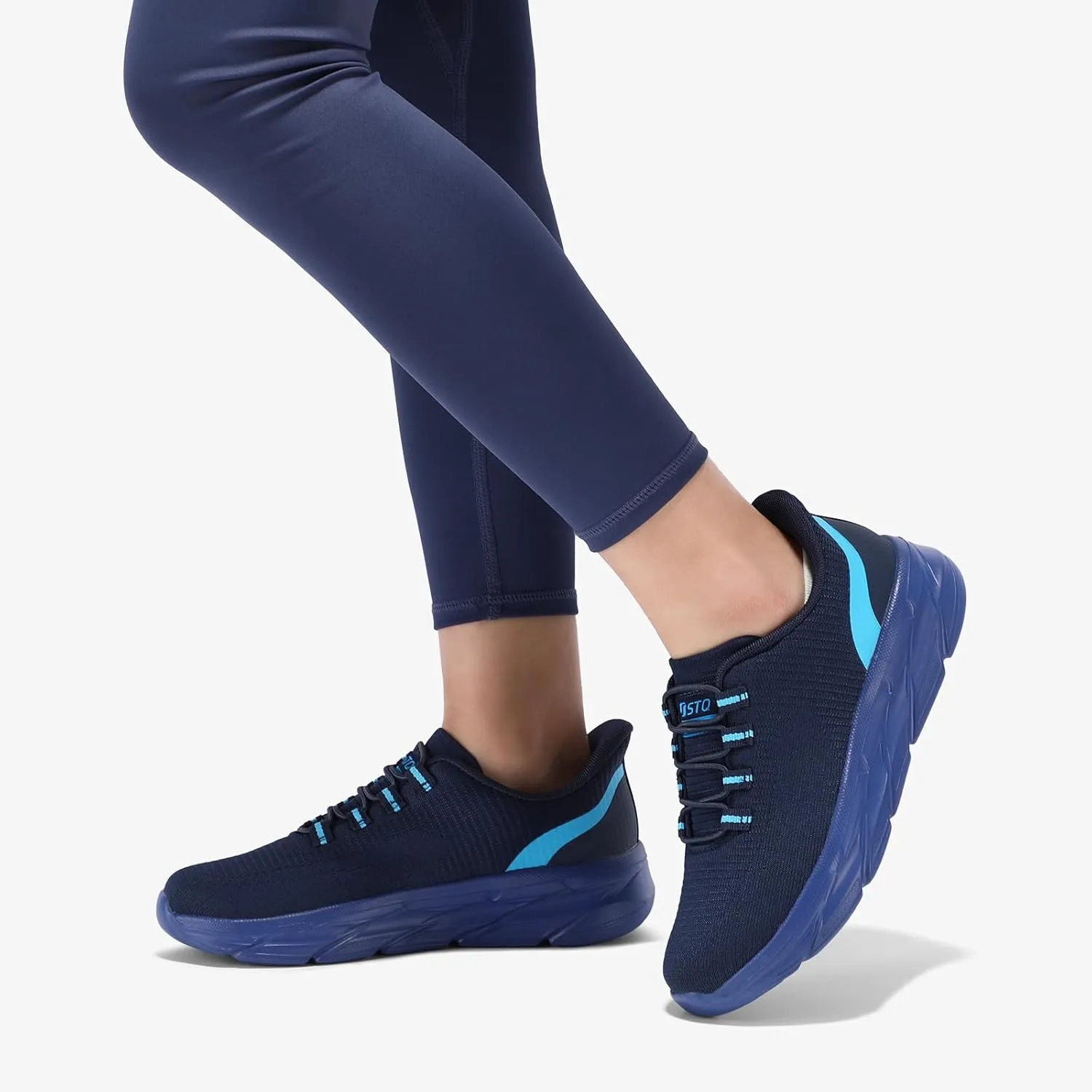 STQ Slip On Shoes Women - Orthopedic Walking Sneakers Comfortable Breathable Lightweight Casual Tennis Shoe for Plantar Fasciitis Relief