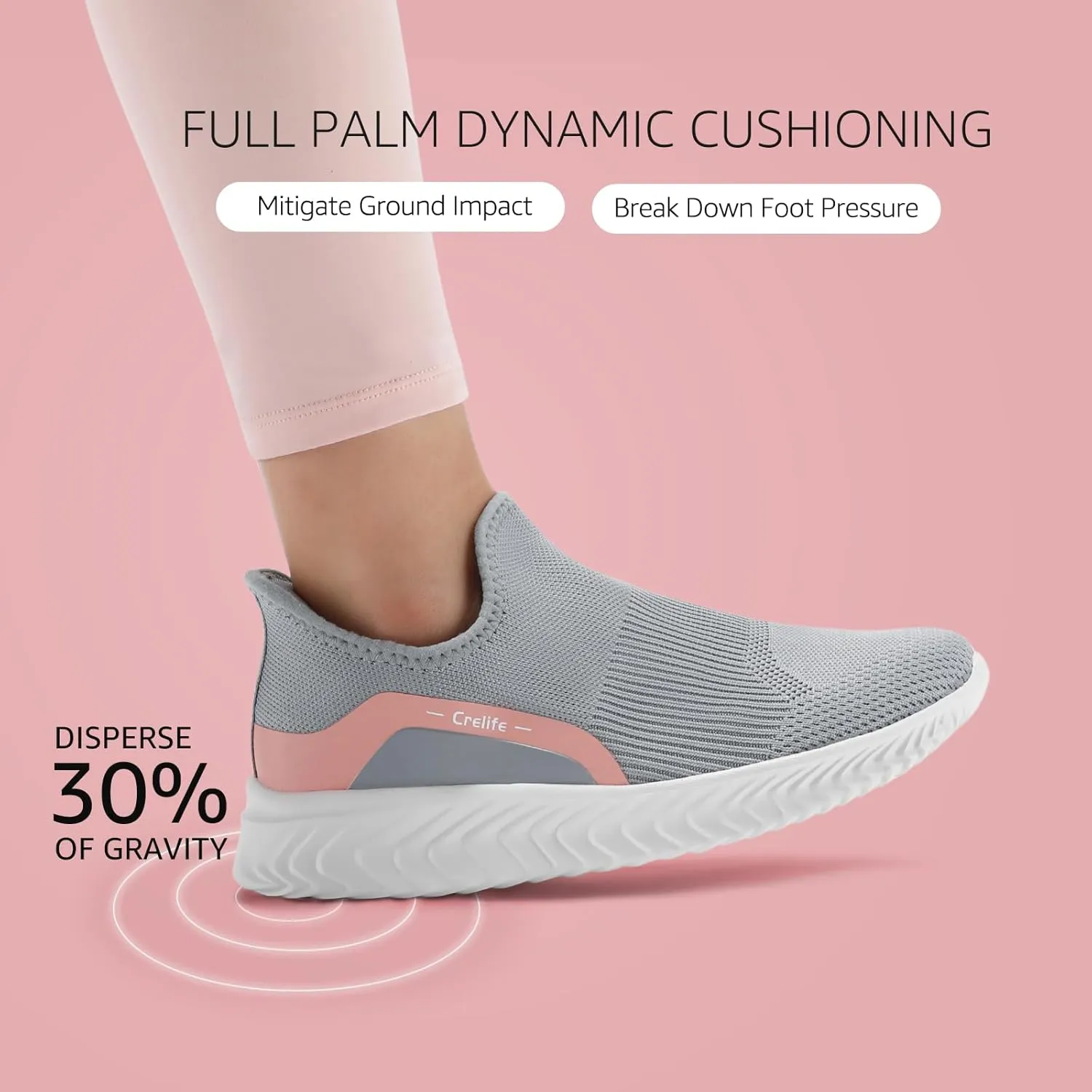 STQ Slip on Sneakers Women Ladies Comfortable Arch Support Soft Breathable Lightweight Tennis Casual Nurse Maternity Elderly Comfort Standing Walking Travelling