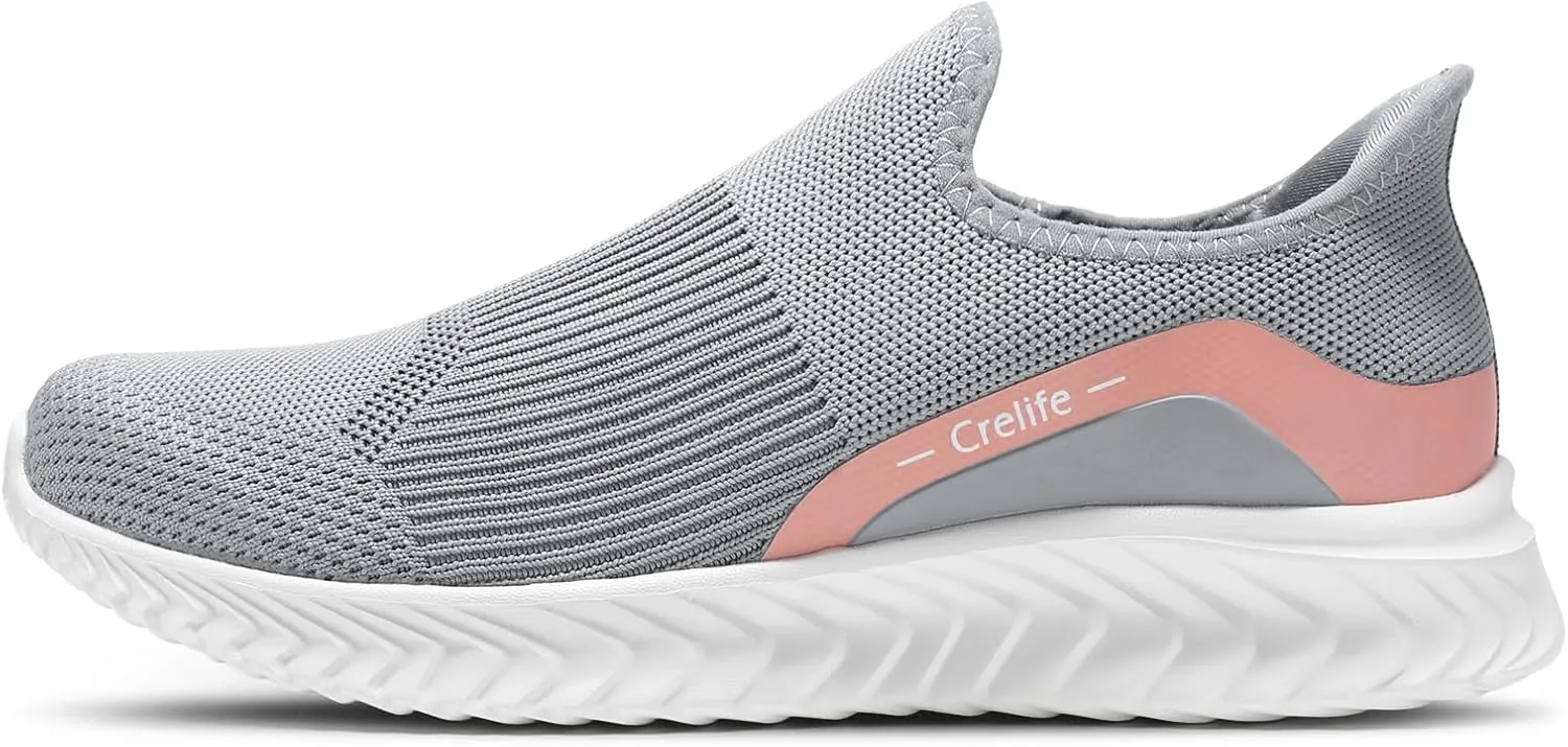 STQ Slip on Sneakers Women Ladies Comfortable Arch Support Soft Breathable Lightweight Tennis Casual Nurse Maternity Elderly Comfort Standing Walking Travelling