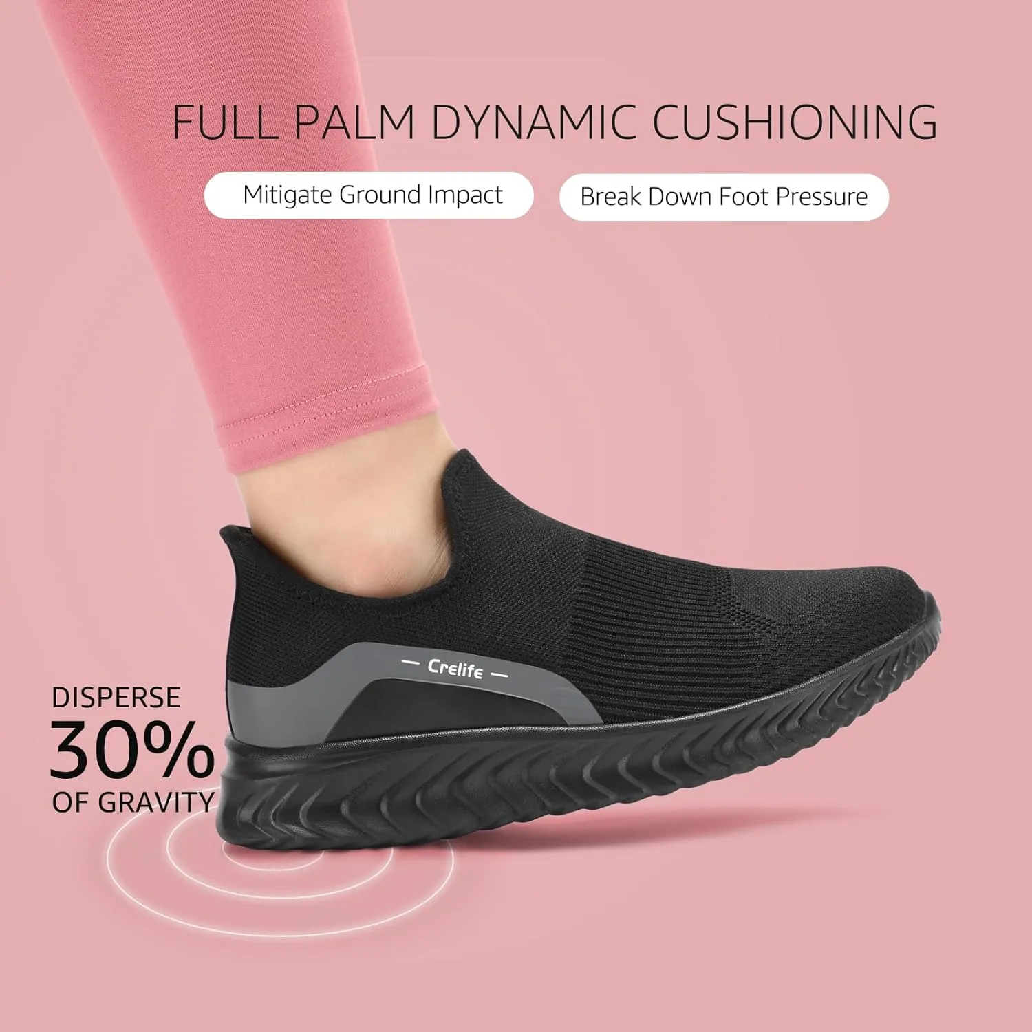 STQ Slip on Sneakers Women Ladies Comfortable Arch Support Soft Breathable Lightweight Tennis Casual Nurse Maternity Elderly Comfort Standing Walking Travelling