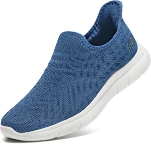STQ Slip on Sneakers Women Walking Shoes Orthopedic Tennis Arch Support Orthopedic Maternity Elderly Plantar Fasciitis Standing Comfort Workout Travelling