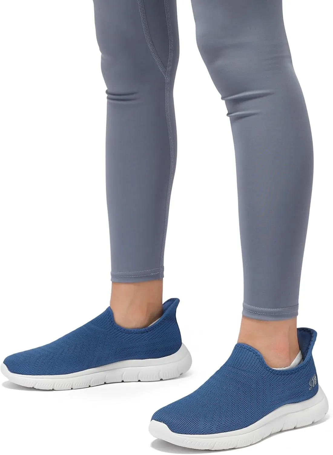 STQ Slip on Sneakers Women Walking Shoes Orthopedic Tennis Arch Support Orthopedic Maternity Elderly Plantar Fasciitis Standing Comfort Workout Travelling