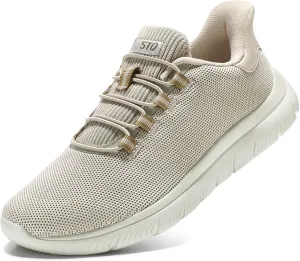 STQ Slip on Sneakers Womens Walking Shoes Tennis Orthopedic Arch Support Non Resistant Lightweight Comfort Maternity Pregnant Nurse