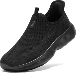 STQ Slip On Womens Sneakers Walking Orthopedic Breathable Arch Support Shoes with Cloud-Like Sole