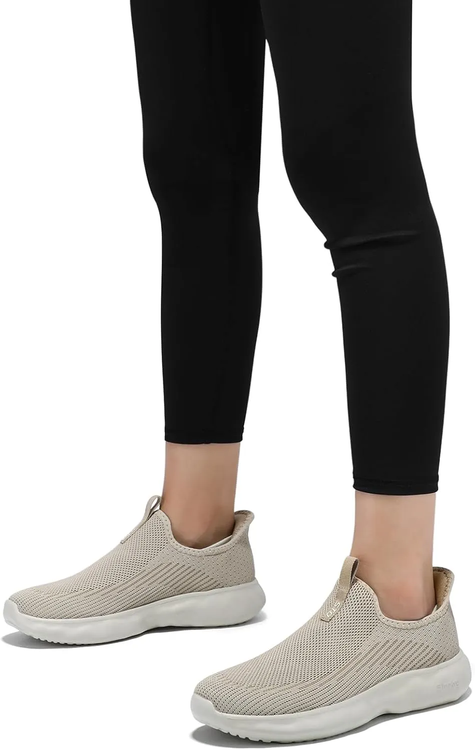 STQ Slip On Womens Sneakers Walking Orthopedic Breathable Arch Support Shoes with Cloud-Like Sole