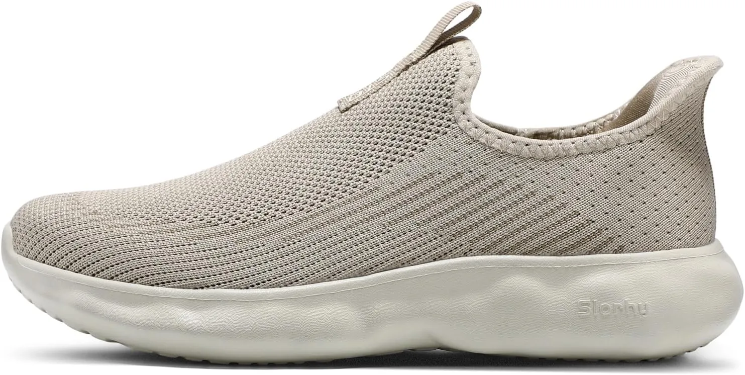 STQ Slip On Womens Sneakers Walking Orthopedic Breathable Arch Support Shoes with Cloud-Like Sole