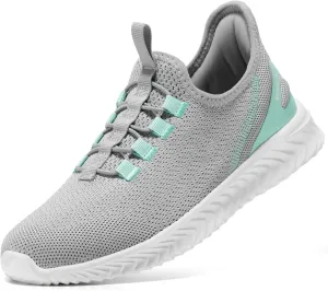 STQ Walking Shoes Women Orthopedic Slip On Breathable Mesh Sneakers Lightweight Arch Support Non Slip Maternity Nurse Ladies Tennis Plantar Fasciitis