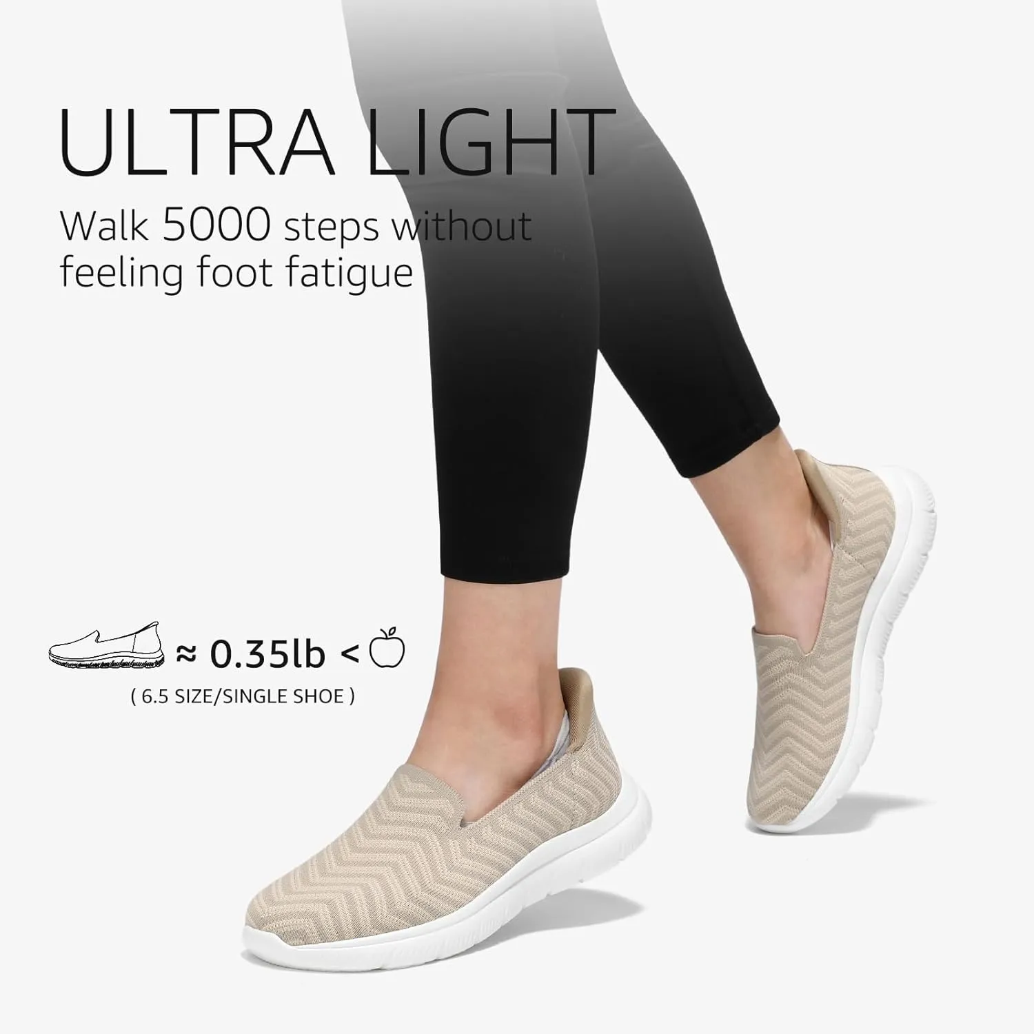 STQ Walking Shoes Women Slip on Sneakers Orthopedic Shoes Non Slip Elderly Comfort Lightweight Casual Standing Travelling
