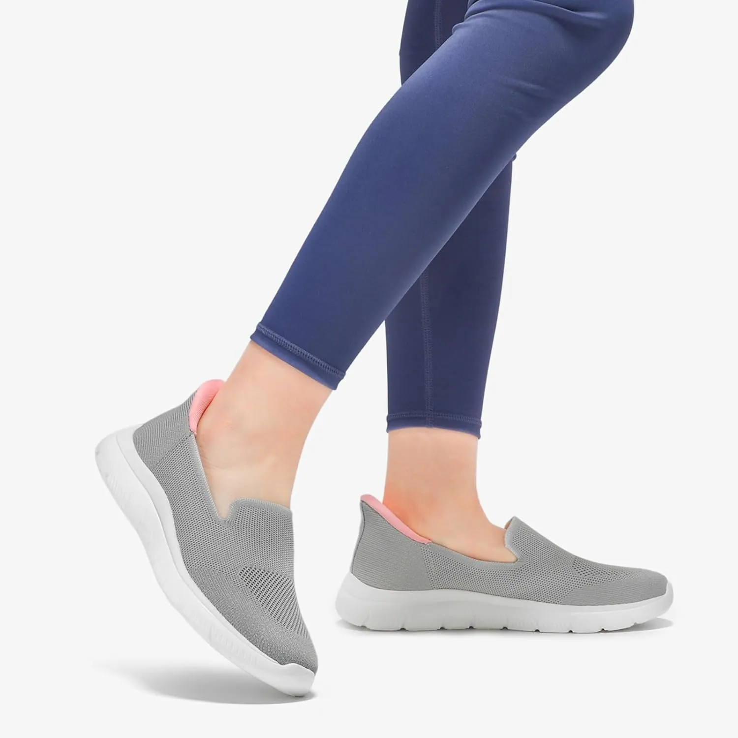 STQ Walking Shoes Women Slip on Sneakers Orthopedic Shoes Non Slip Elderly Comfort Lightweight Casual Standing Travelling