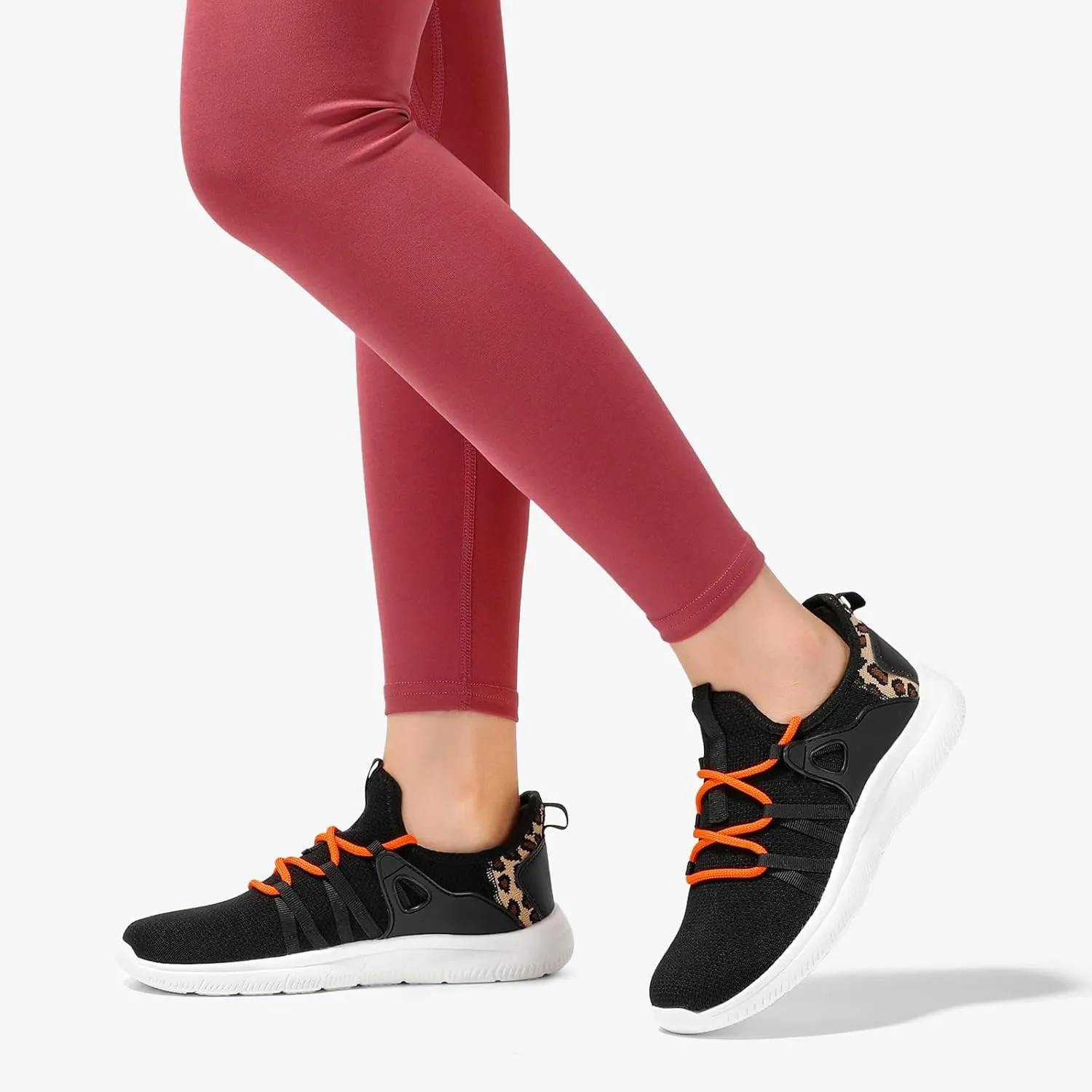 STQ Womens Slip on Sneakers Breathable Tennis Arch Support Comfortable Walking Shoes Plantar Fasciitis Orthopedic Workout Gym Cross Training Athletic Standing