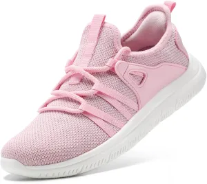 STQ Womens Slip on Sneakers Breathable Tennis Arch Support Comfortable Walking Shoes Plantar Fasciitis Orthopedic Workout Gym Cross Training Athletic Standing
