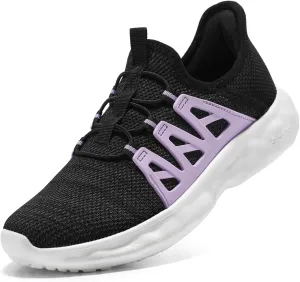 STQ Womens Walking Shoes Orthopedic Slip on Sneakers with Plantar Fasciitis