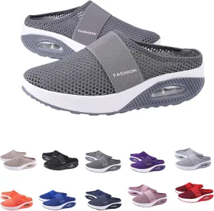 Stylendy Orthopedic Loafers, Diabetic Air-Cushion Slip On Shoes for Women, Arch Support Sneakers Slippers