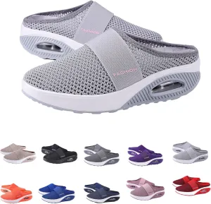 Stylendy Orthopedic Loafers, Diabetic Air-Cushion Slip On Shoes for Women, Arch Support Sneakers Slippers