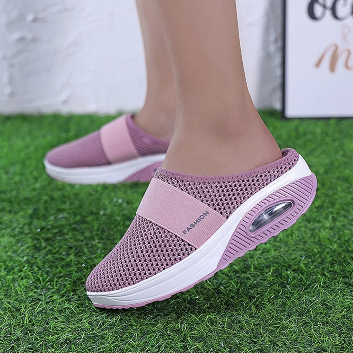 Stylendy Orthopedic Loafers, Diabetic Air-Cushion Slip On Shoes for Women, Arch Support Sneakers Slippers
