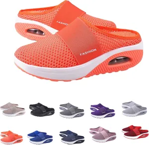 Stylendy Orthopedic Loafers, Diabetic Air-Cushion Slip On Shoes for Women, Arch Support Sneakers Slippers