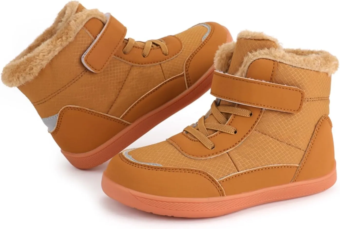 Toddler Snow Boots Boys Girls Winter Warm Shoes High Top Outdoor Sneakers For Cold Weather Water Proof Non-Slip Boots