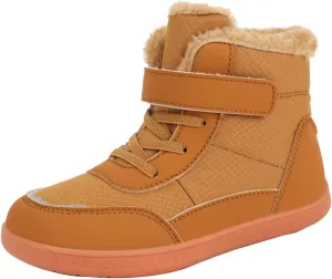 Toddler Snow Boots Boys Girls Winter Warm Shoes High Top Outdoor Sneakers For Cold Weather Water Proof Non-Slip Boots