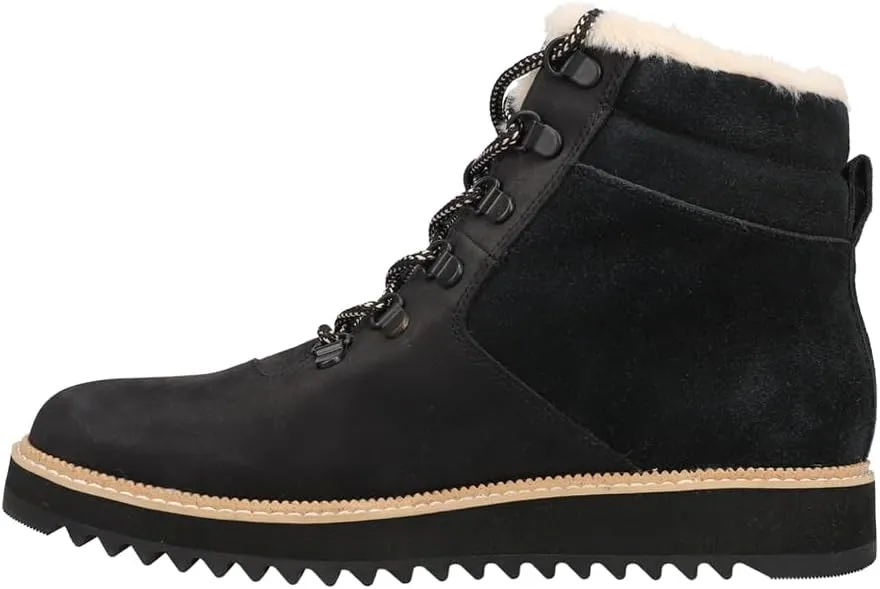 TOMS Womens Mojave Round Toe Lace Up Casual Boots Ankle Low Heel 1-2" - Brown