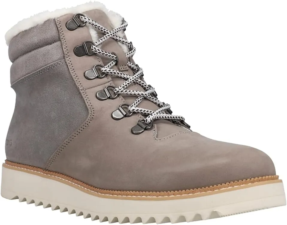 TOMS Womens Mojave Round Toe Lace Up Casual Boots Ankle Low Heel 1-2" - Brown