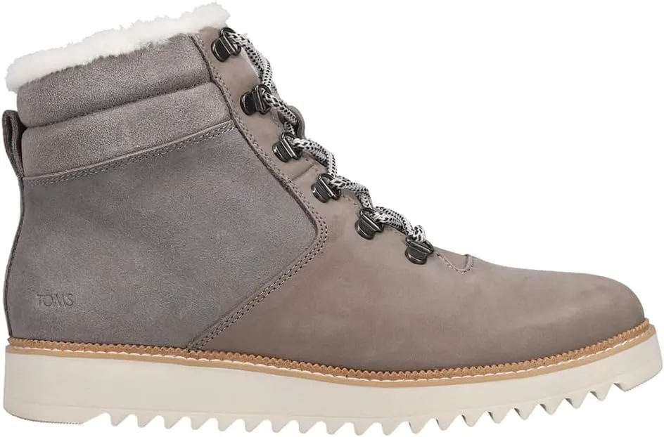 TOMS Womens Mojave Round Toe Lace Up Casual Boots Ankle Low Heel 1-2" - Brown