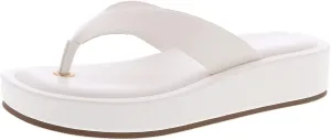 TruFox Women's Platform Flip Flops Wedge Sandals Comfortable Soft Cushion Slip on Summer Beach Thong
