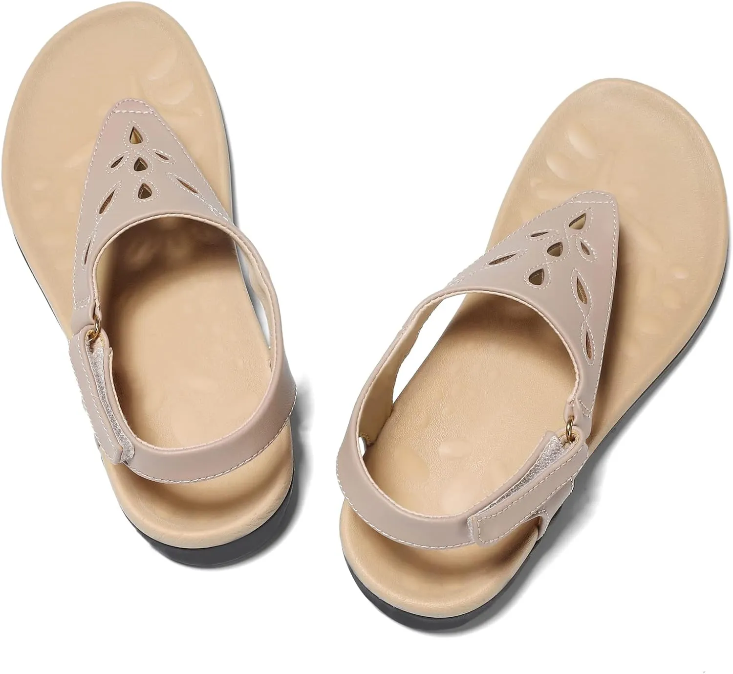 UTENAG Womens Arch Support Sandals Orthotic Thong Flip Flops