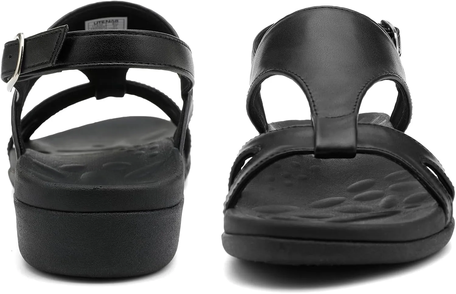 UTENAG Women's Comfortable Arch Support Walking Flat Sandals