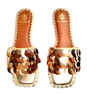 VANESSA SLIDES WITH PAILLETTES