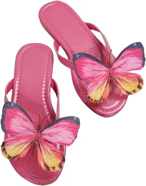 Verdusa Women's Flower Thong Sandals Flip Flops Summer Beach Slides