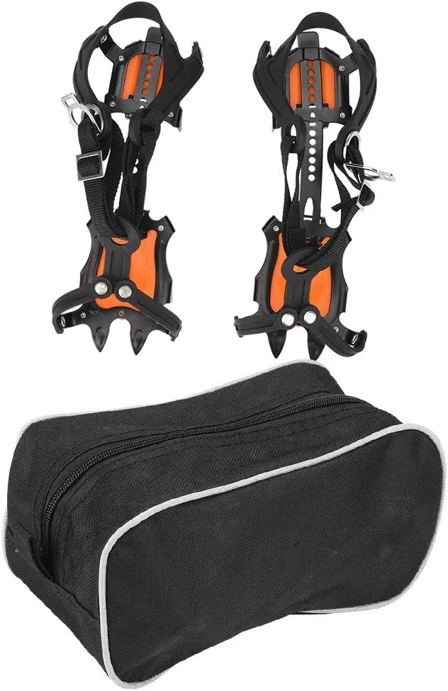 VGEBY Portable Outdoor Sports 10 Toothed Snow Crampons Slip Ice Ice Crampons Extreme Sports