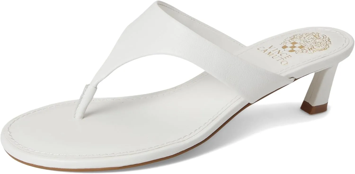 Vince Camuto Women's Lina Thong Kitten Heel Sandals Heeled