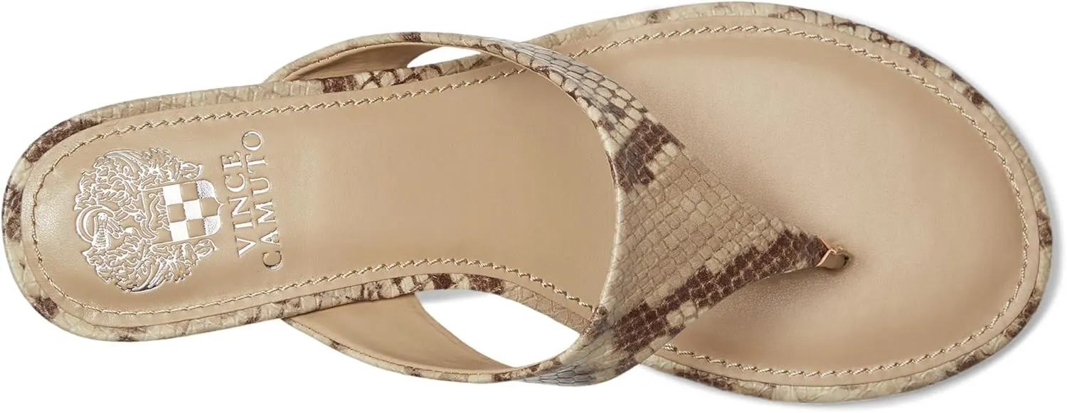 Vince Camuto Women's Lina Thong Kitten Heel Sandals Heeled
