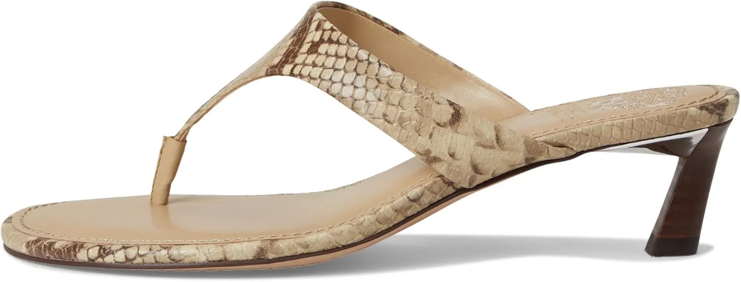 Vince Camuto Women's Lina Thong Kitten Heel Sandals Heeled