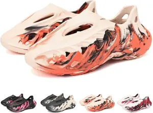 vioxthak Foam Runner Casual Hollow Sports Shoes Closed Toe Cloud Slides Pillow Walking Shoes Running Shoes Foam Runners Sneakers Water Shoes Soft Outdoor Beach Sandals for Women Men