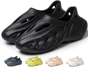 vioxthak Foam Runner Casual Hollow Sports Shoes Closed Toe Cloud Slides Pillow Walking Shoes Running Shoes Foam Runners Sneakers Water Shoes Soft Outdoor Beach Sandals for Women Men