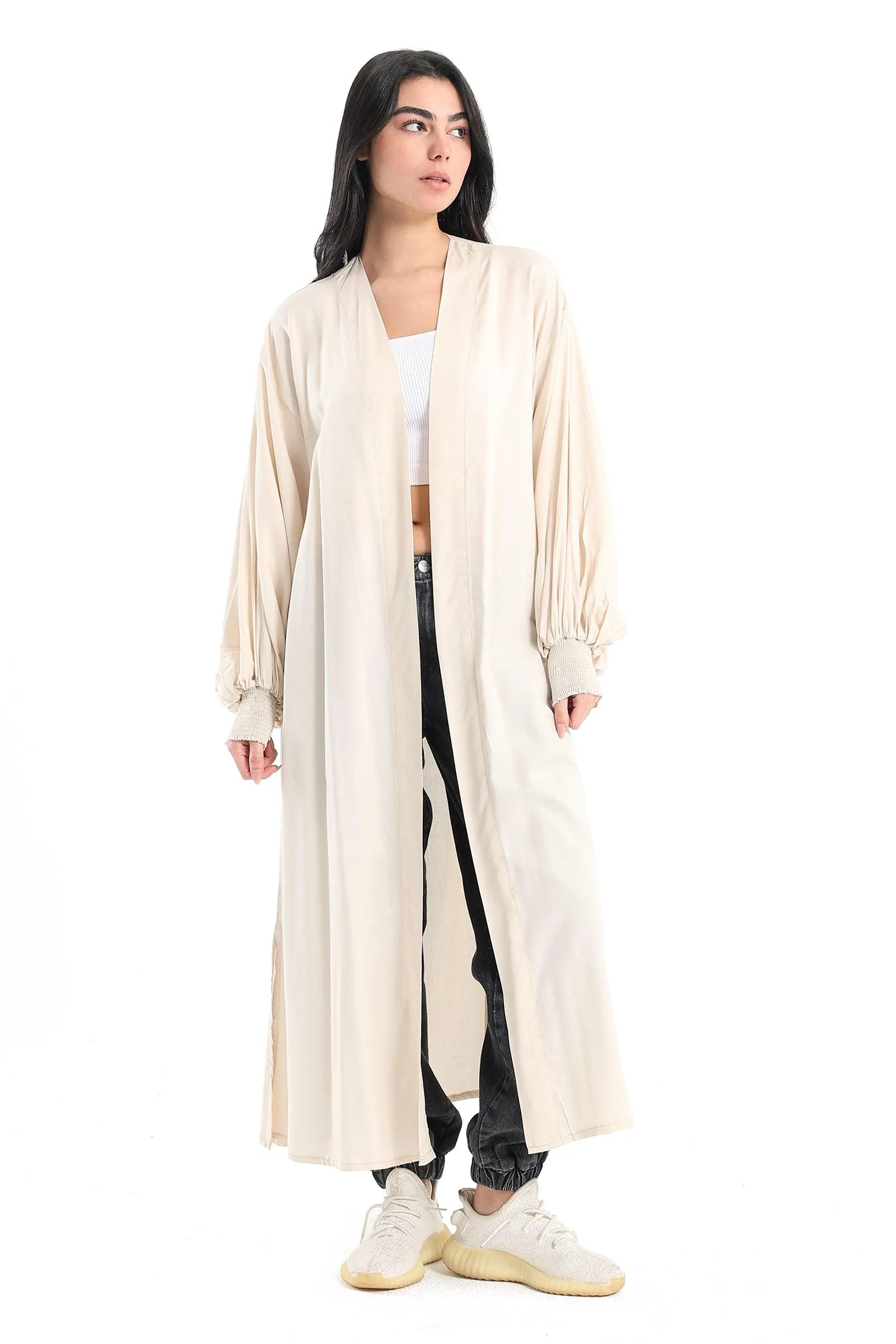 Voile Open Front Kimono