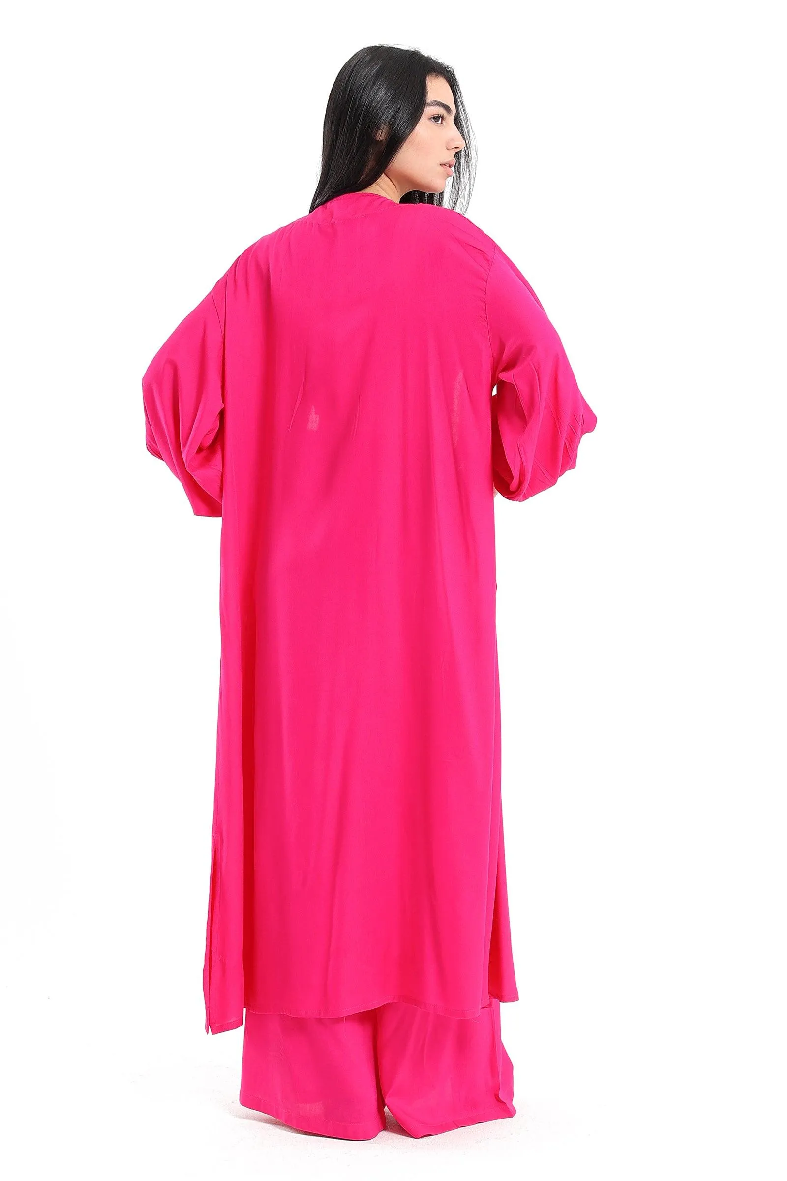 Voile Open Front Kimono