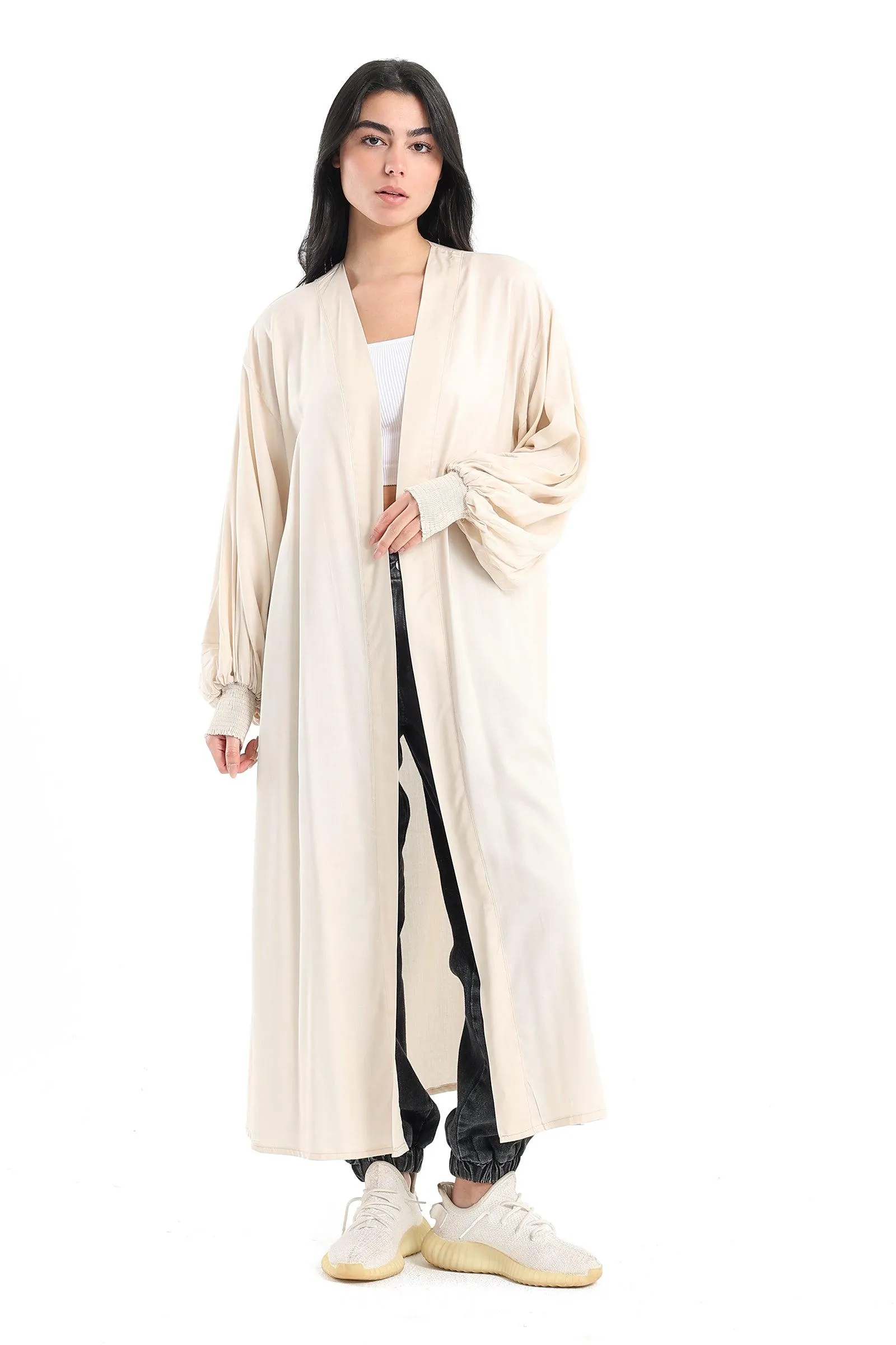 Voile Open Front Kimono