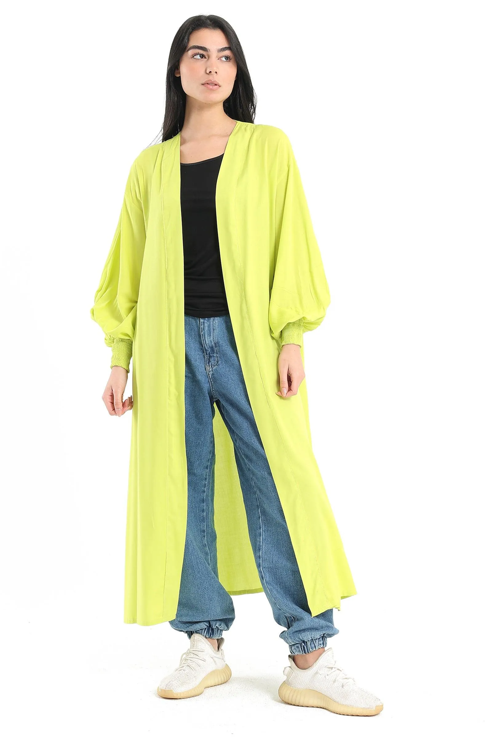 Voile Open Front Kimono