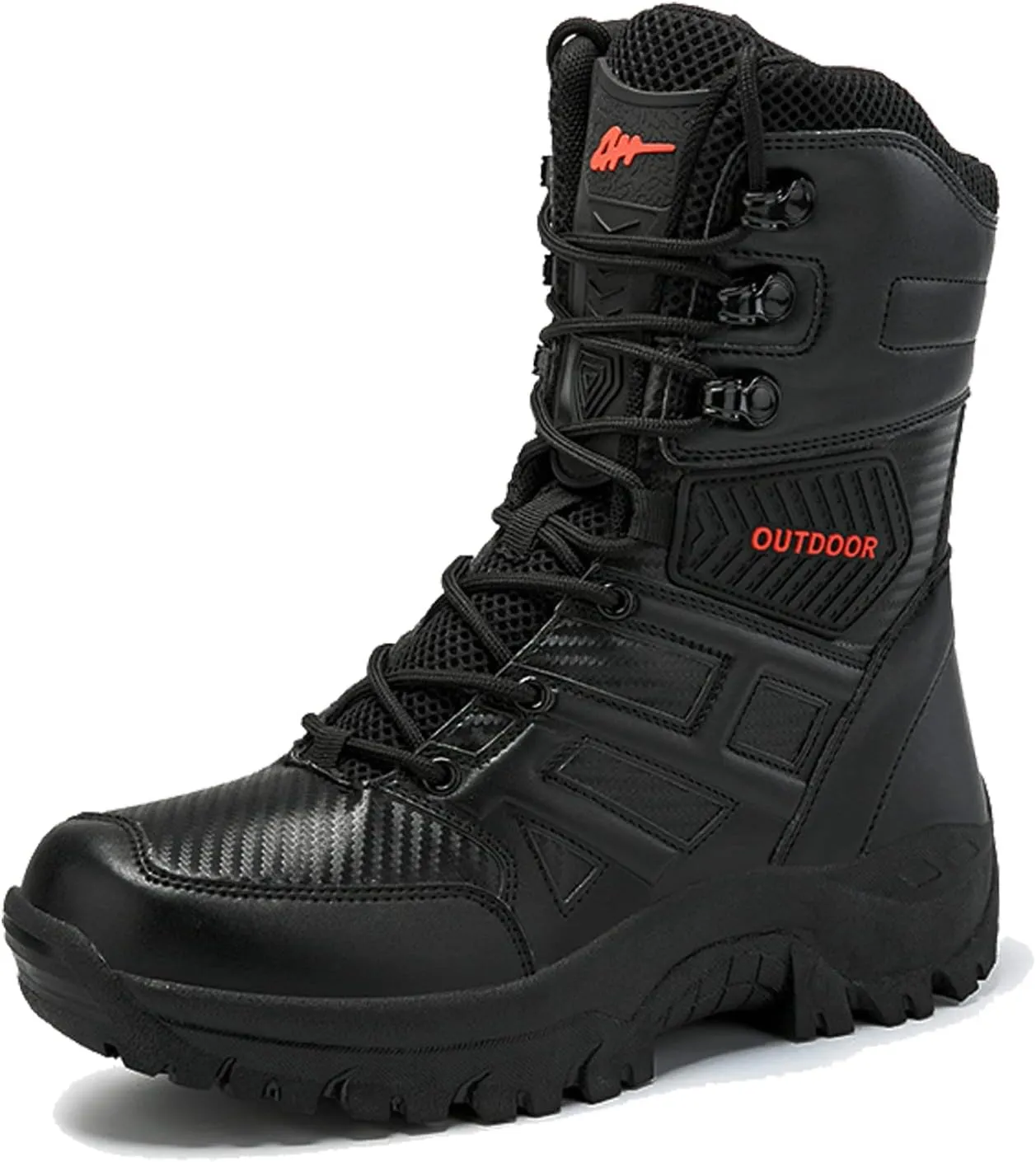 Waterproof Hiking Work Boots Men's Tactical Boots 8 Inches Lightweight Military Boots Breathable Desert Boots