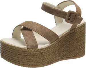 Wedge Sandals for Women Ankle Strap High Heel Platform Sandals Open Toe Walking Shoes Cross Band Comfort Wear Shoes Dressy Summer Wedges Casual Espadrille Sandal 2025 Fashion Breathable Comfortable