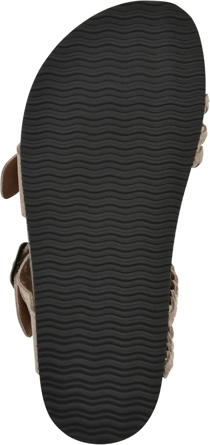 WHITE MOUNTAIN Women's Haziest Braided Signature Comfort-Molded Footbed Sandal