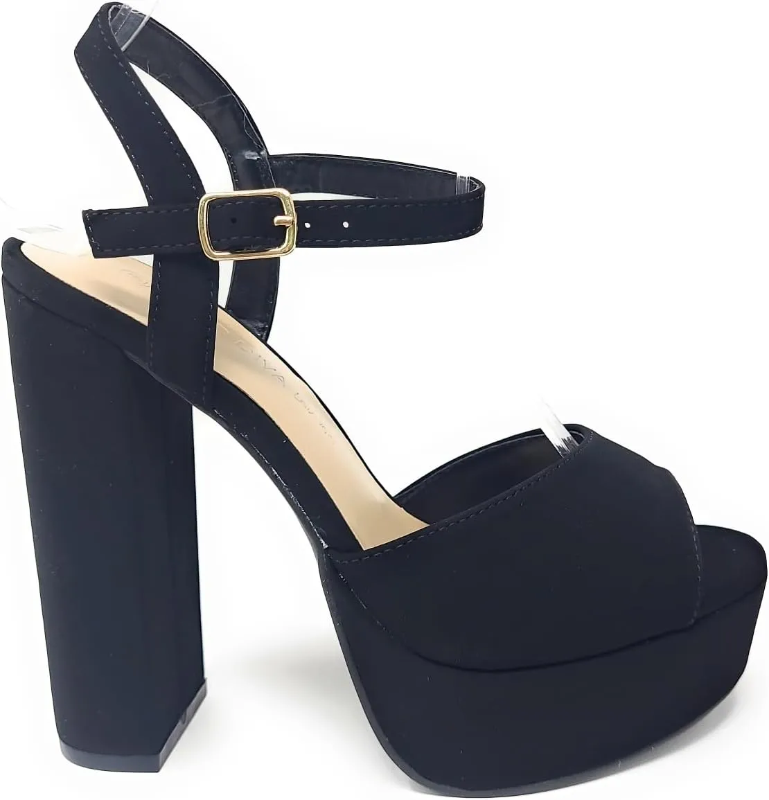 Wild Diva Women's Open Toe Ankle Strap High Heel Sandals