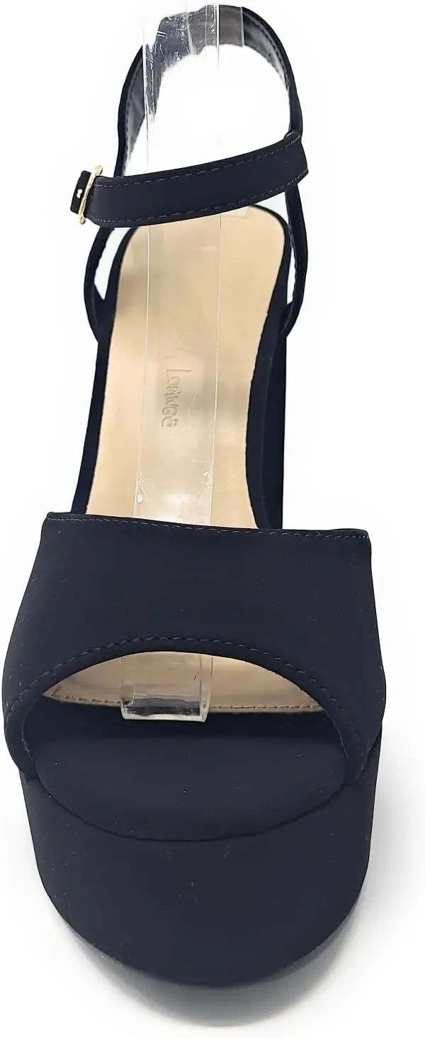 Wild Diva Women's Open Toe Ankle Strap High Heel Sandals